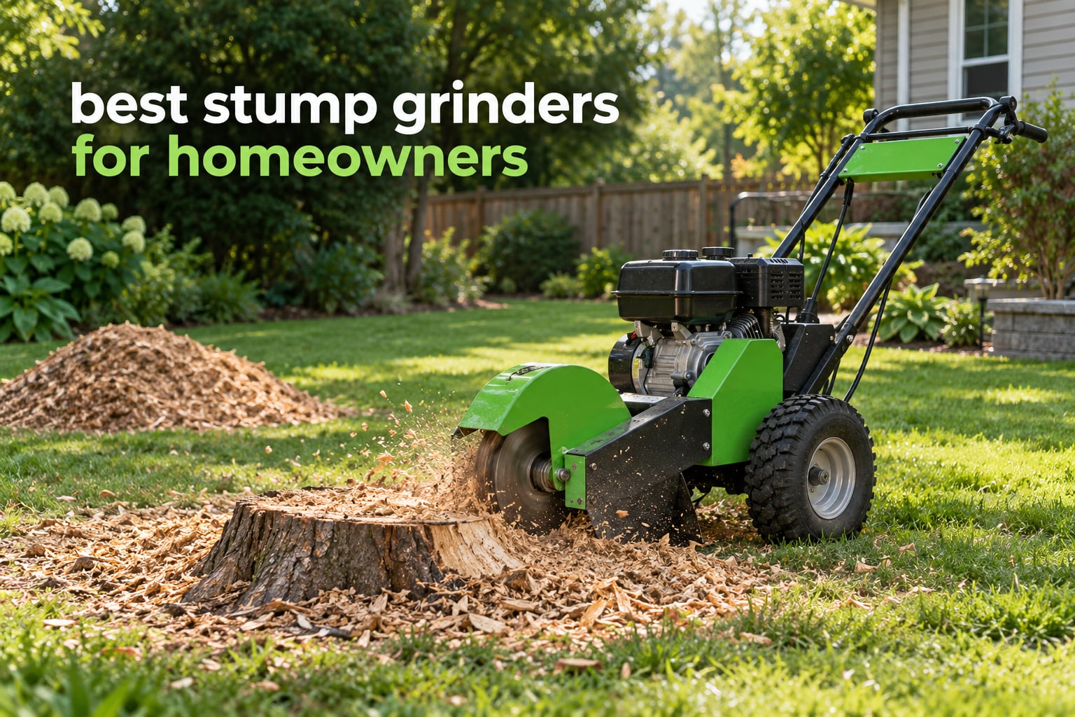 best stump grinders for homeowners