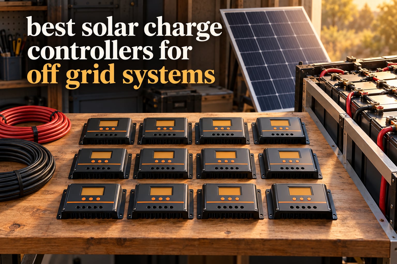 best solar charge controllers for off grid systems
