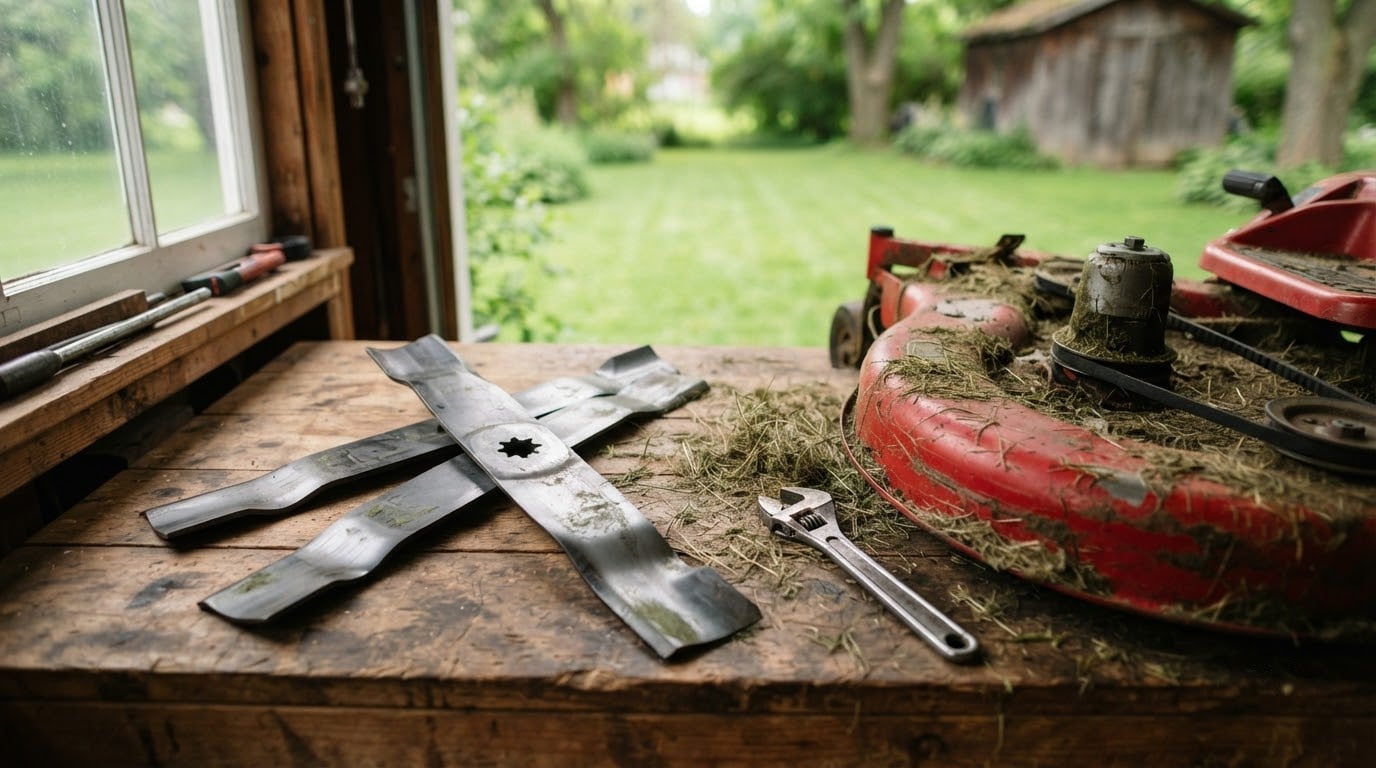 best mulching blades for riding mowers