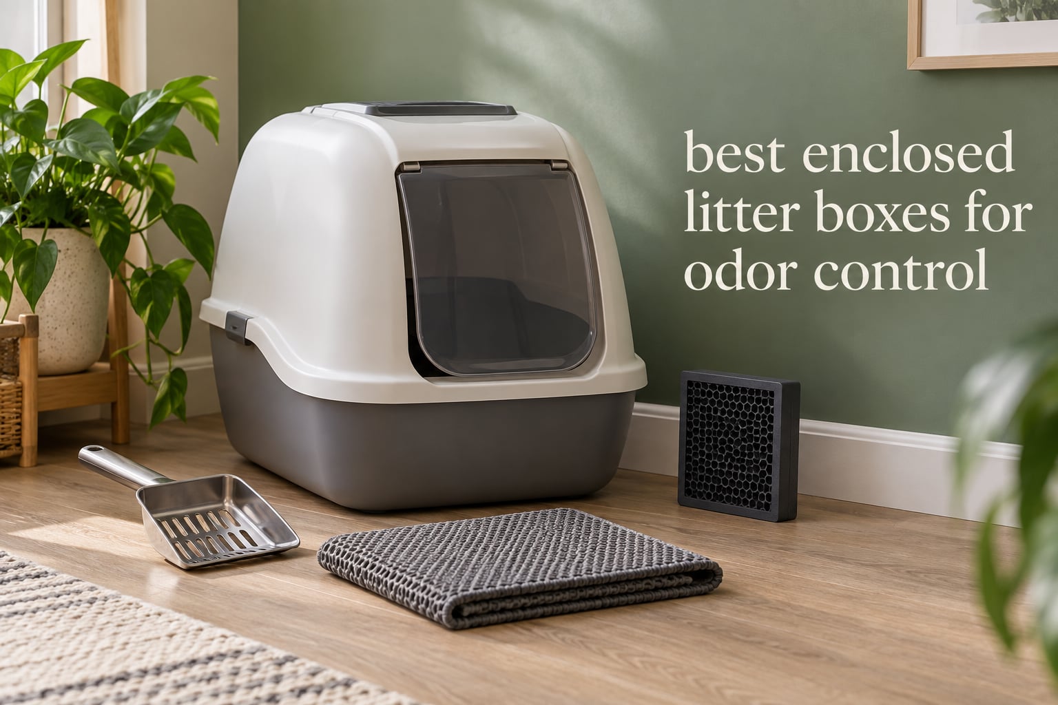 best enclosed litter boxes for odor control