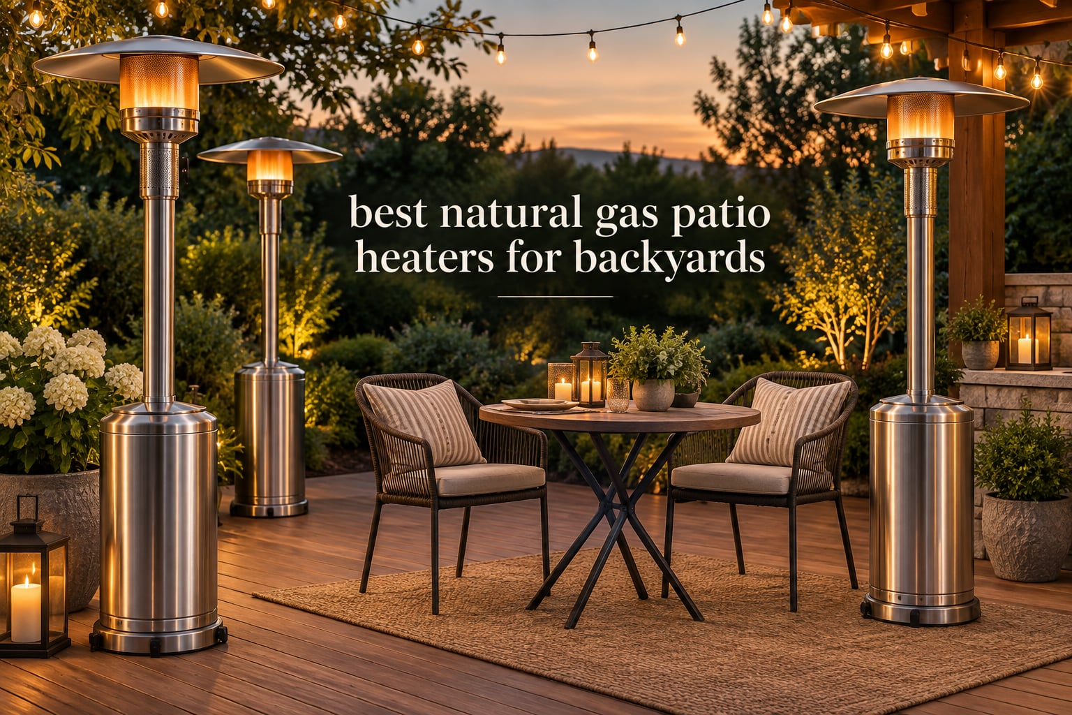 best natural gas patio heaters for backyards