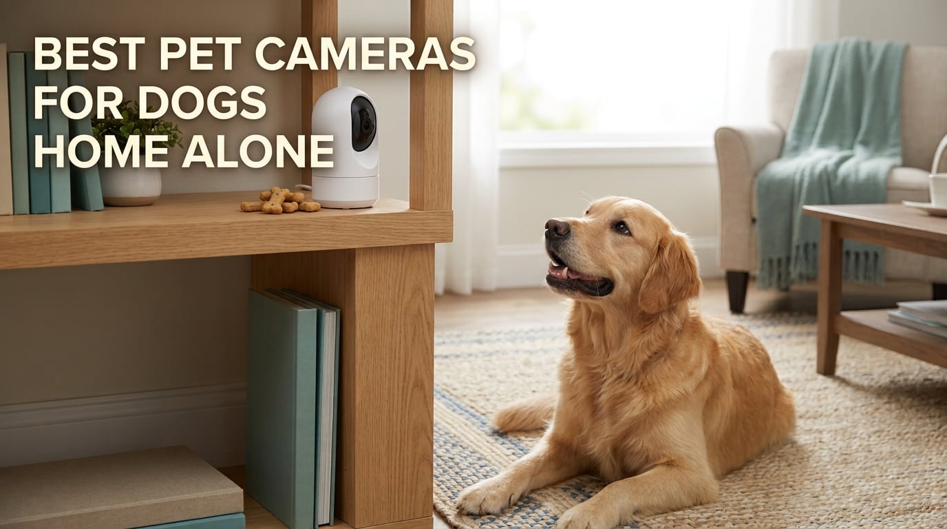 best pet cameras for dogs home alone