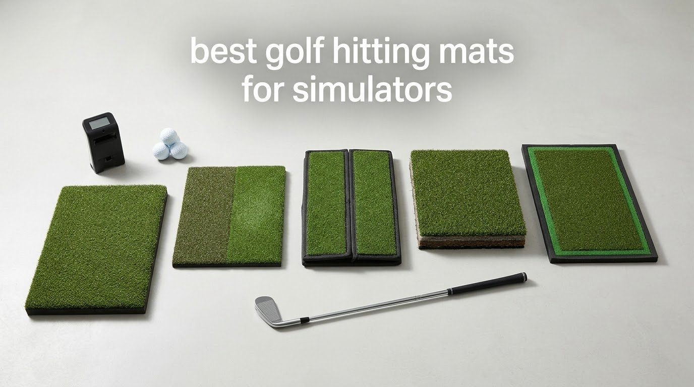 best golf hitting mats for simulators