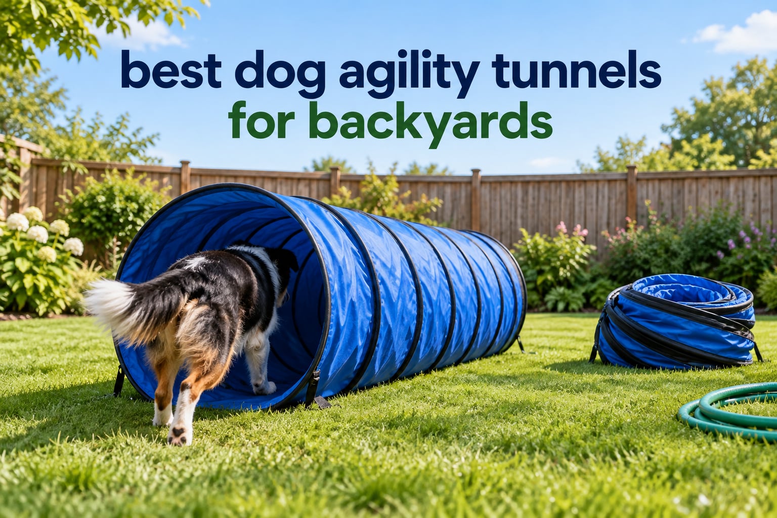 best dog agility tunnels for backyards