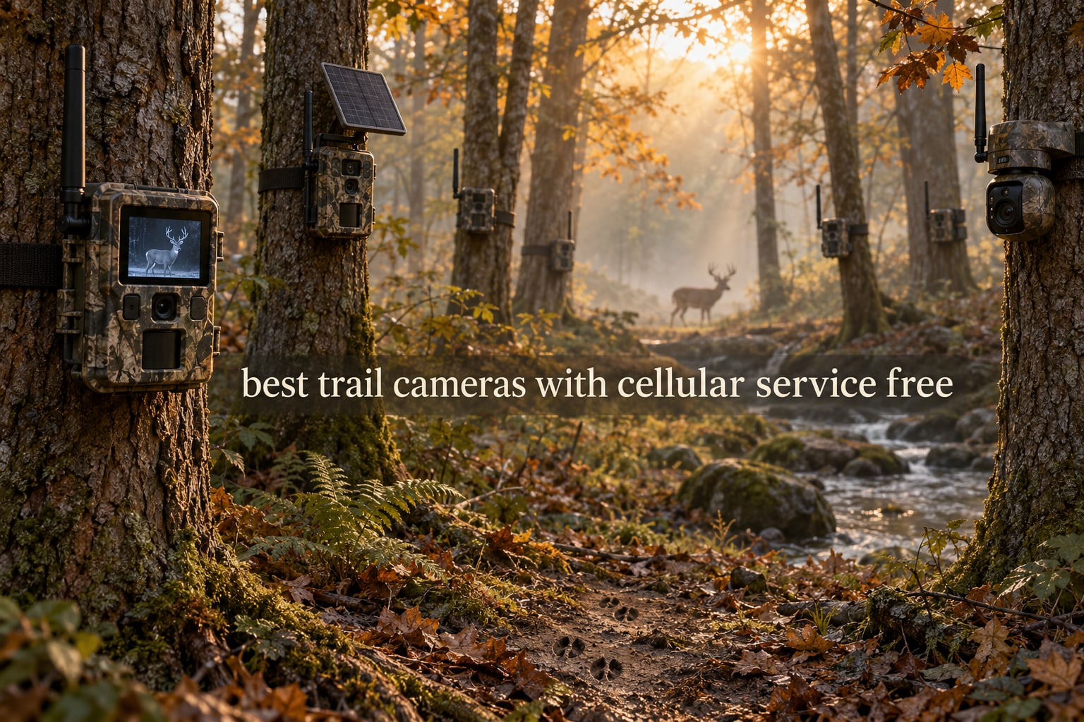 best trail cameras with cellular service free