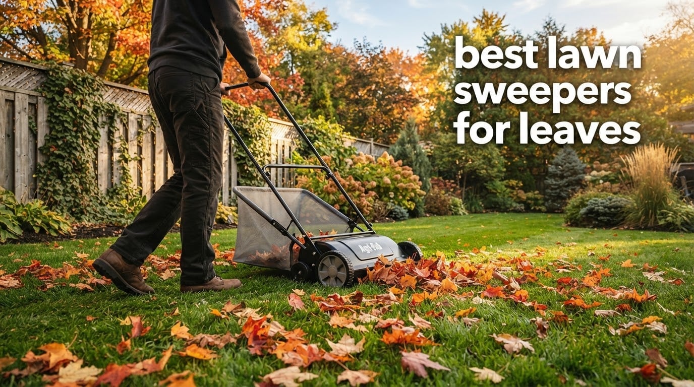best lawn sweepers for leaves