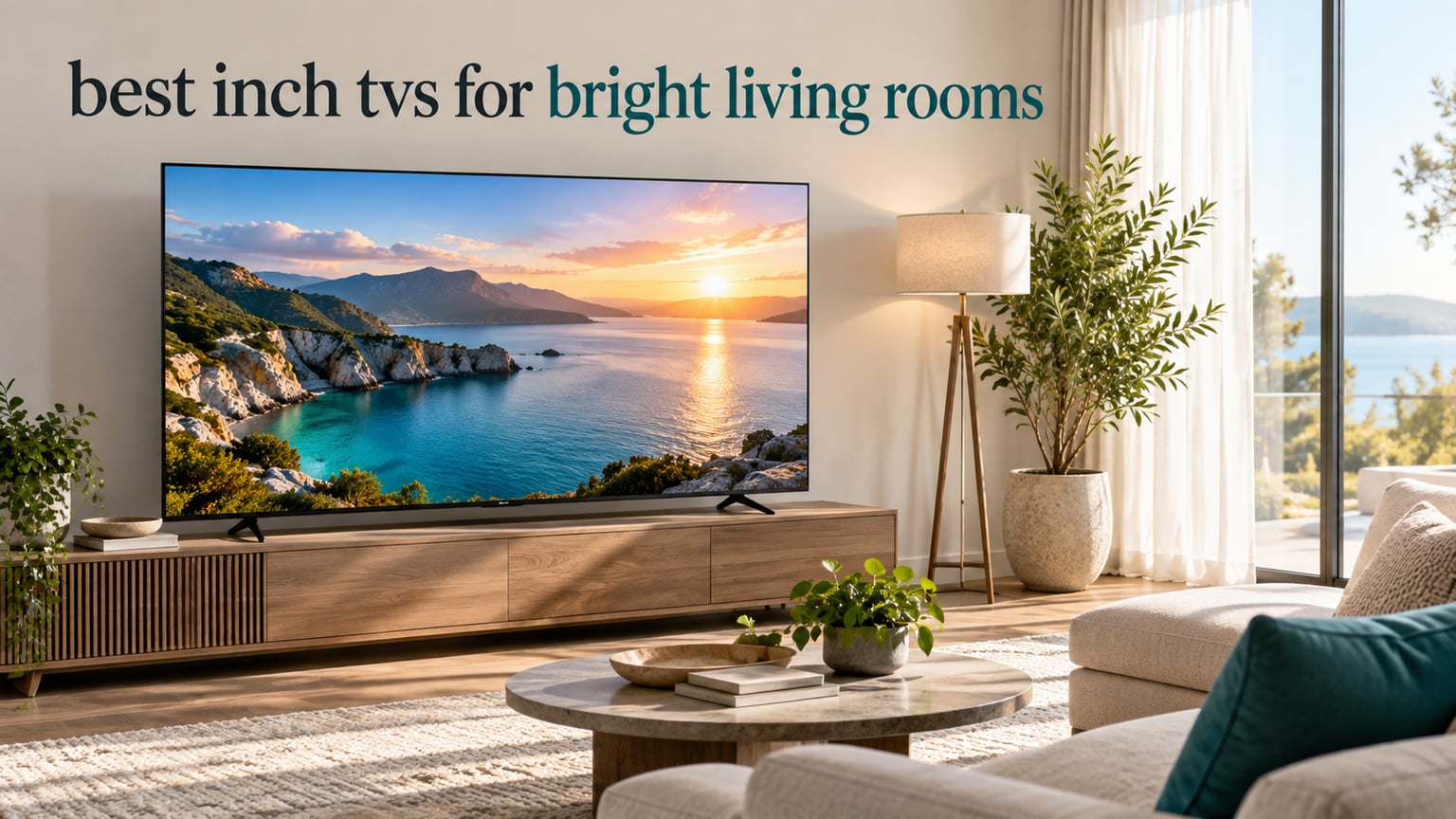best 75 inch tvs for bright living rooms