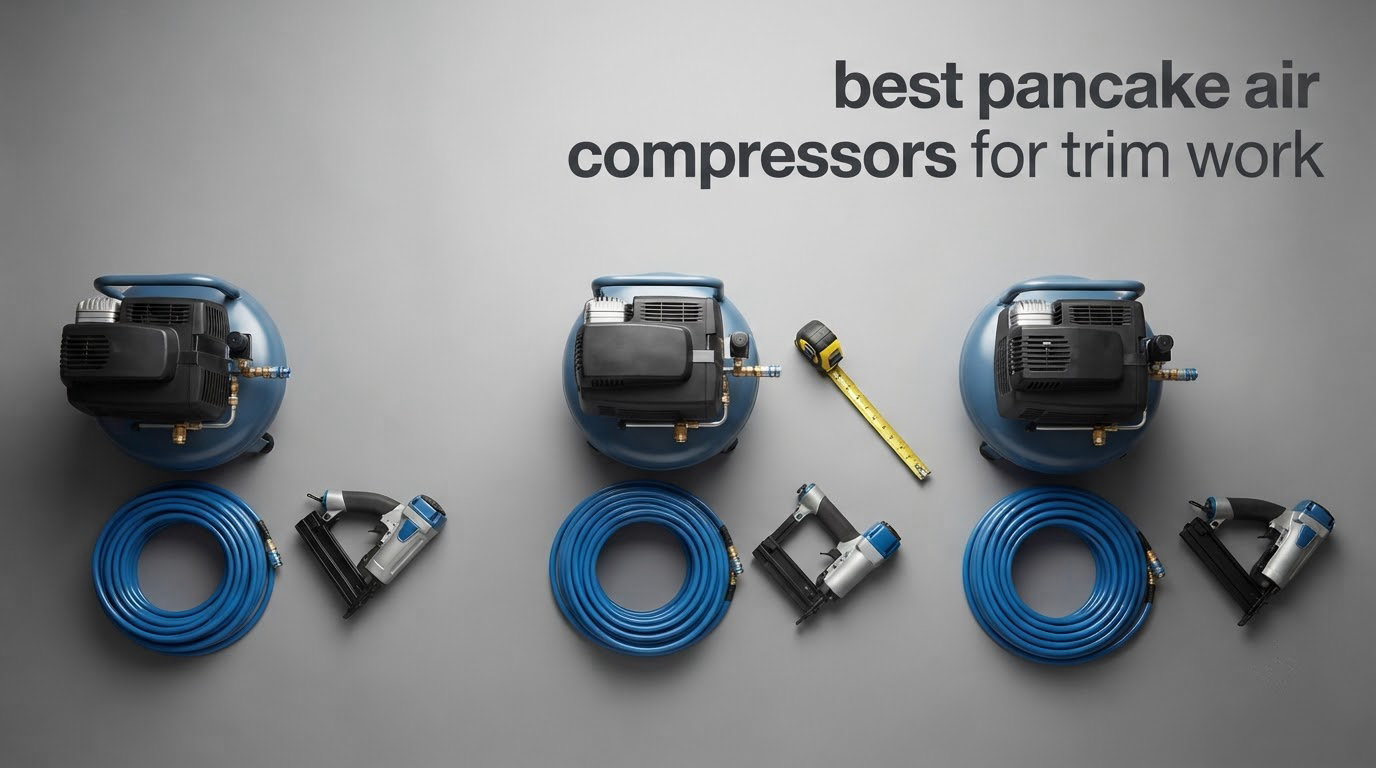 best pancake air compressors for trim work