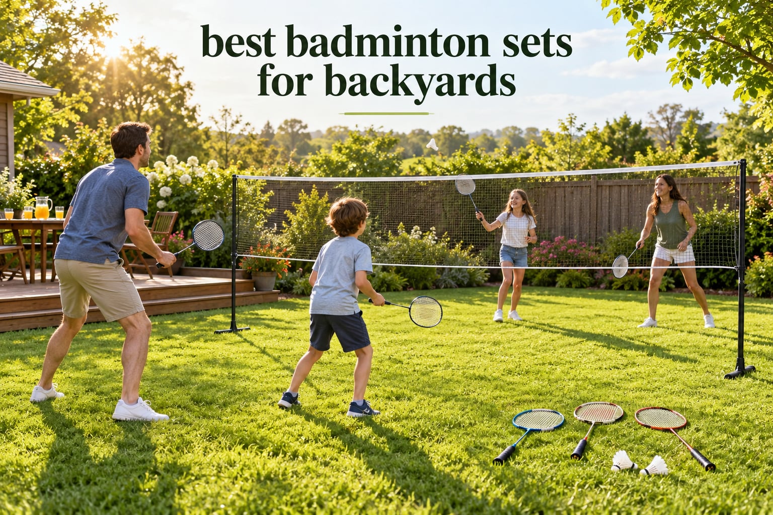 best badminton sets for backyards