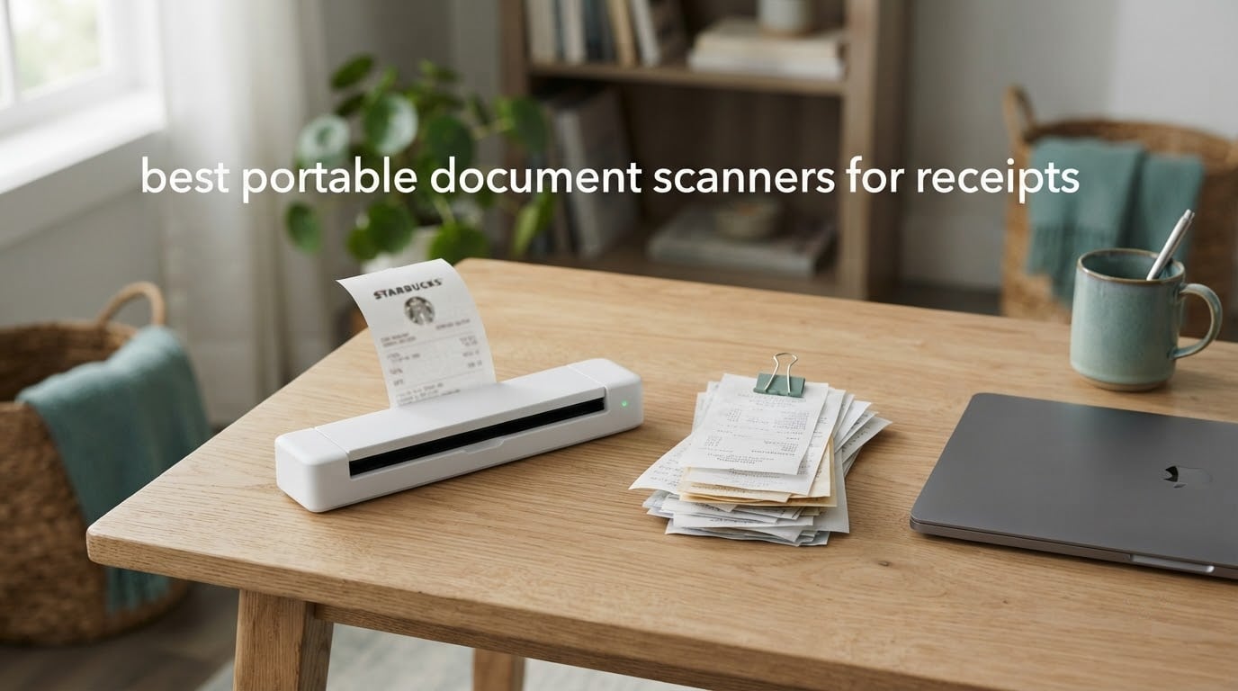 best portable document scanners for receipts