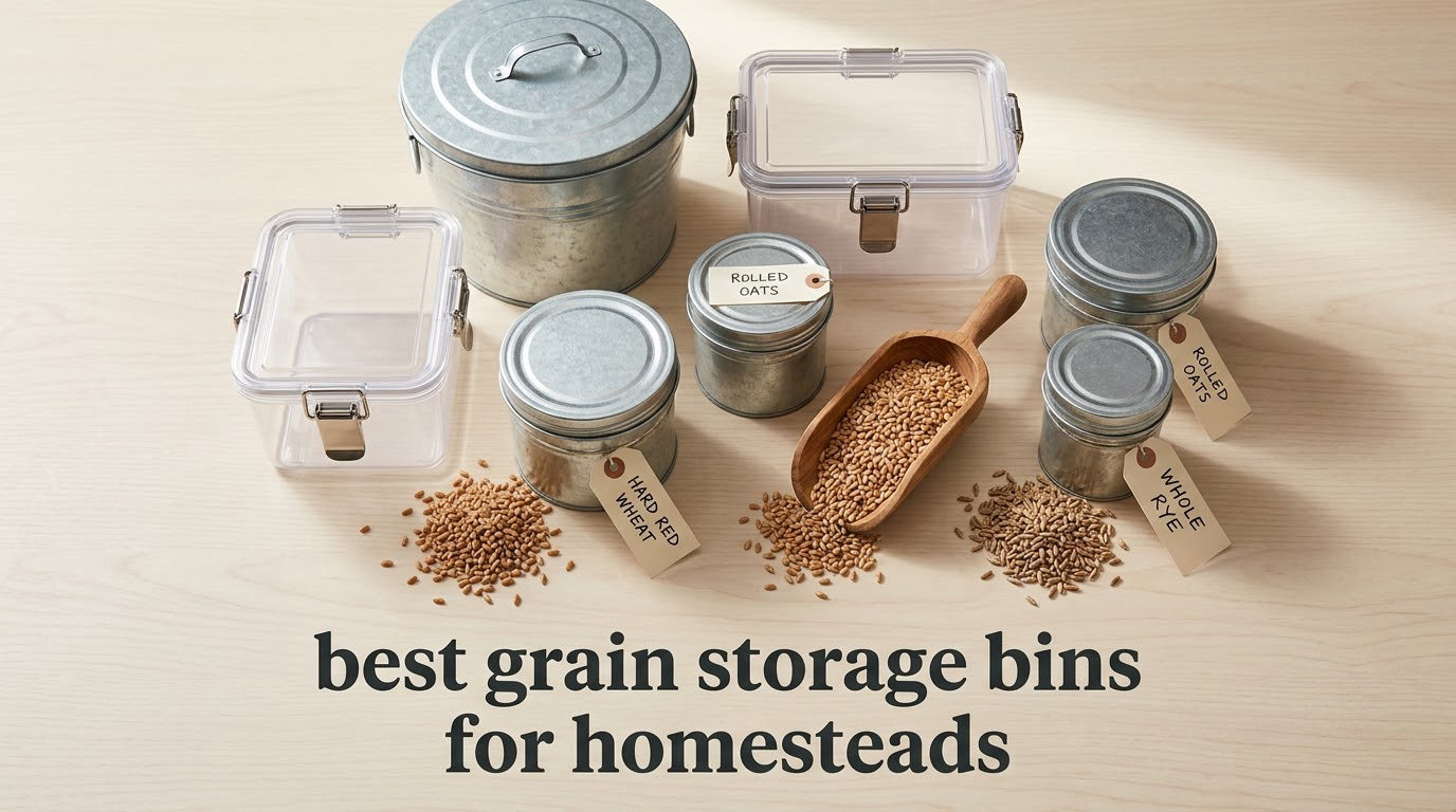 best grain storage bins for homesteads
