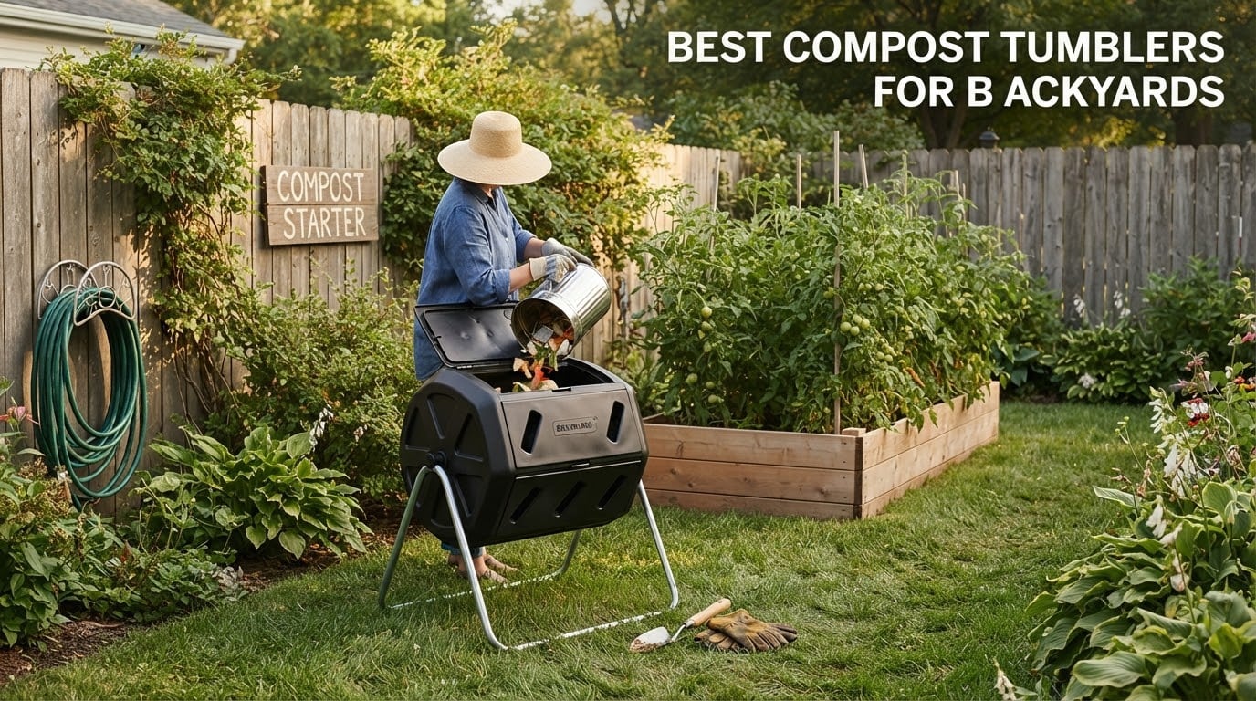 best compost tumblers for backyards