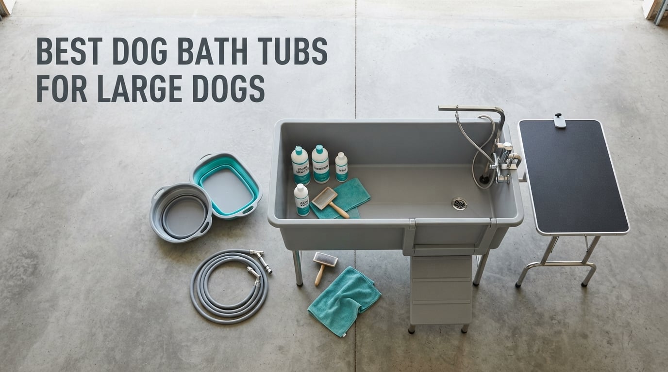 best dog bath tubs for large dogs