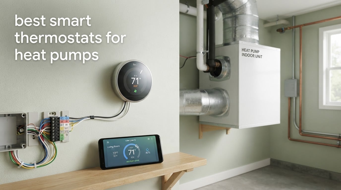 best smart thermostats for heat pumps