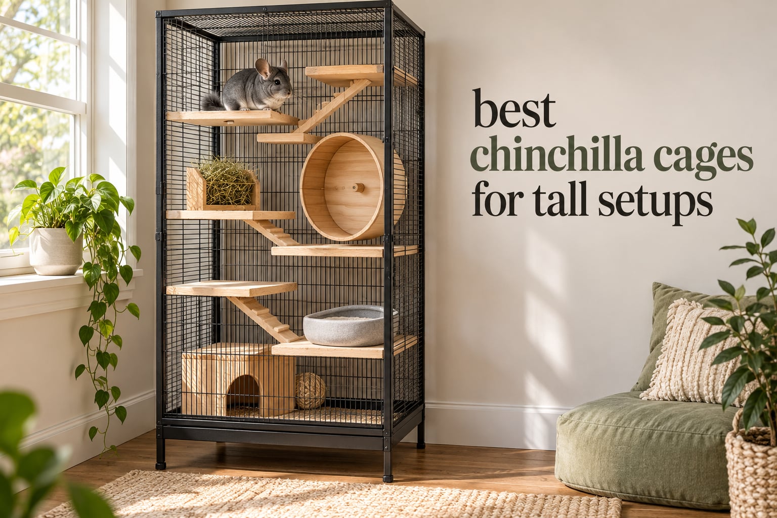 best chinchilla cages for tall setups