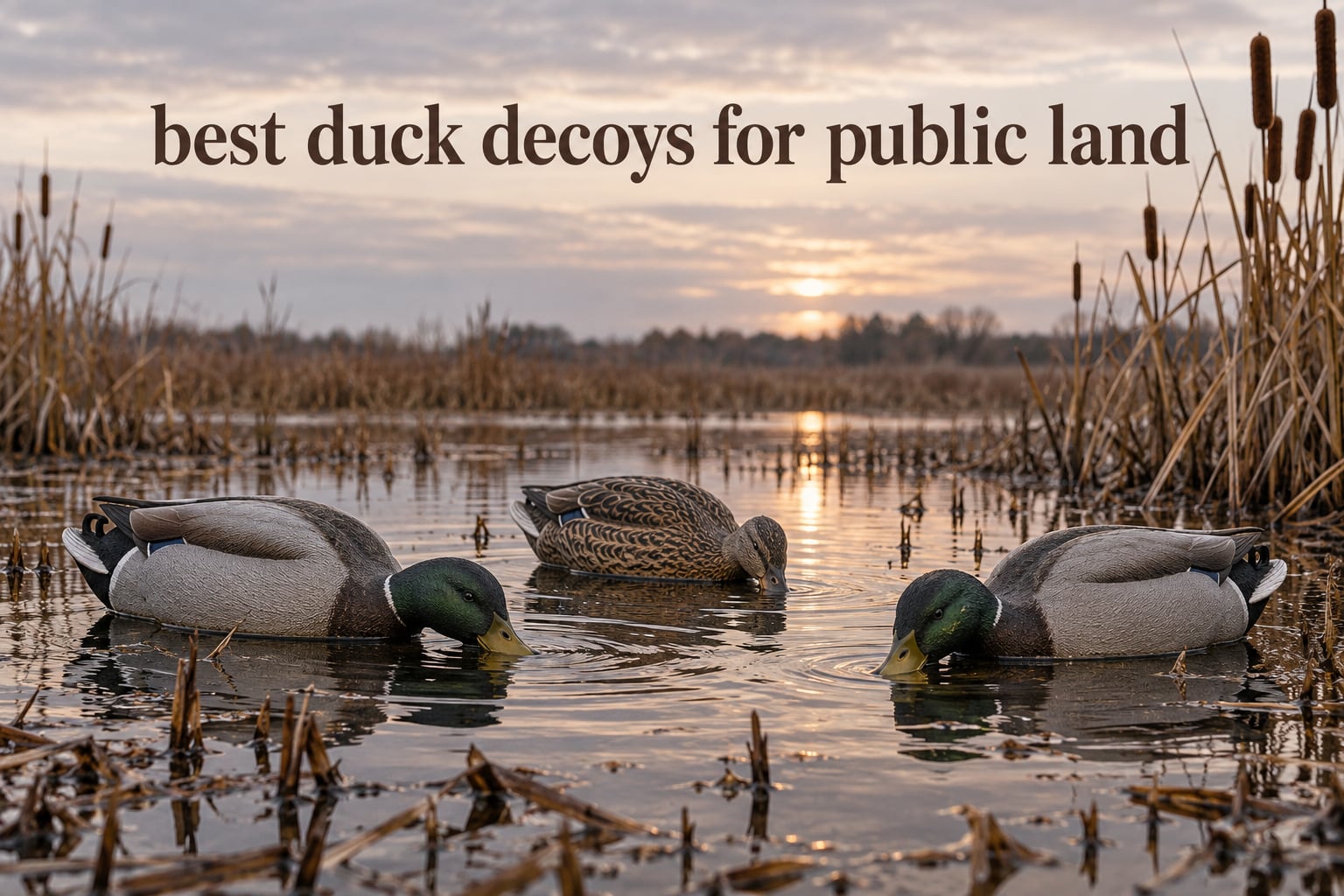 best duck decoys for public land