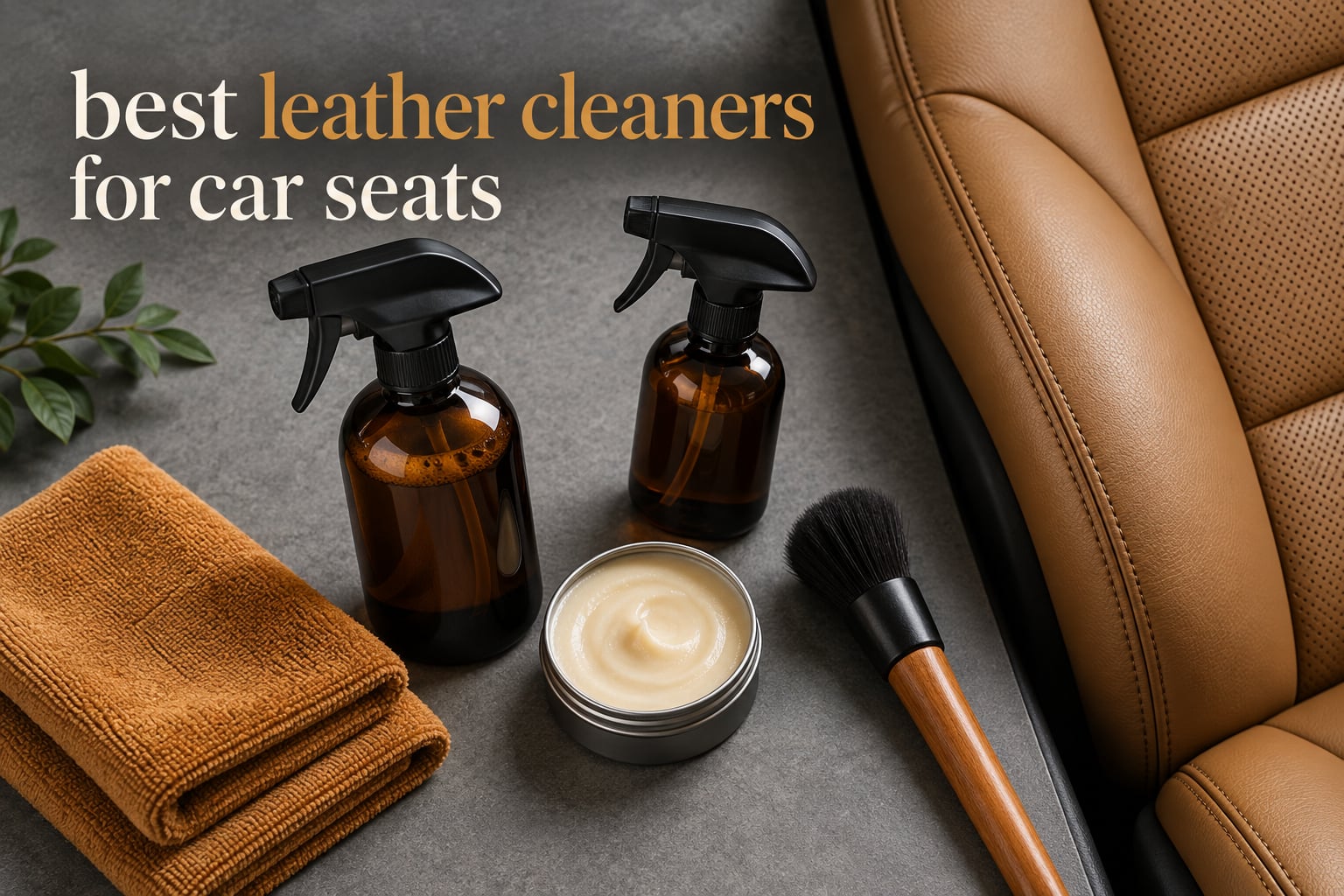 best leather cleaners for car seats