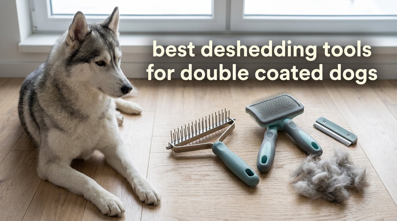 best deshedding tools for double coated dogs