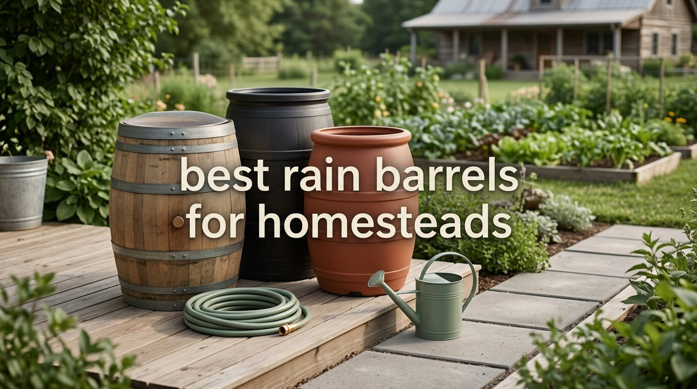 best rain barrels for homesteads