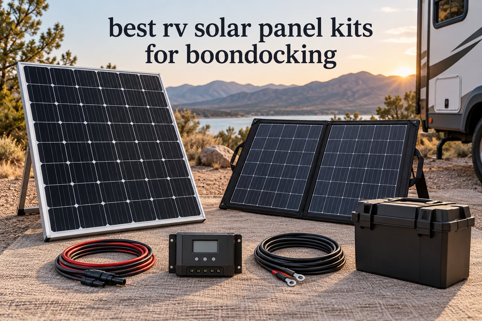 best rv solar panel kits for boondocking